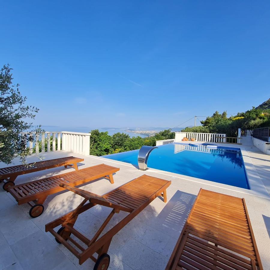 Sea View Luxury Apart Hotel Villa Conte With Swiming Pool And Romantic Spa Подстрана Экстерьер фото