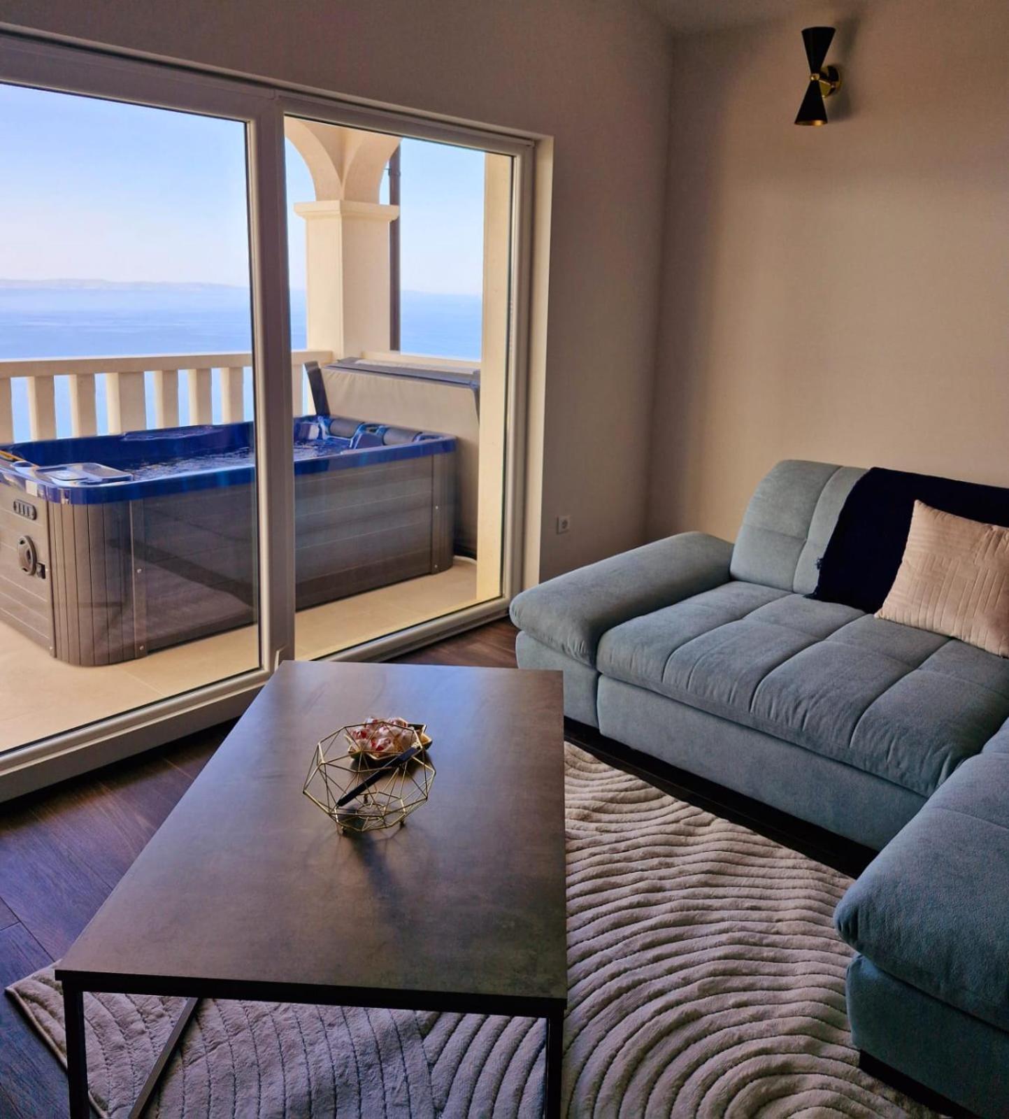 Sea View Luxury Apart Hotel Villa Conte With Swiming Pool And Romantic Spa Подстрана Экстерьер фото