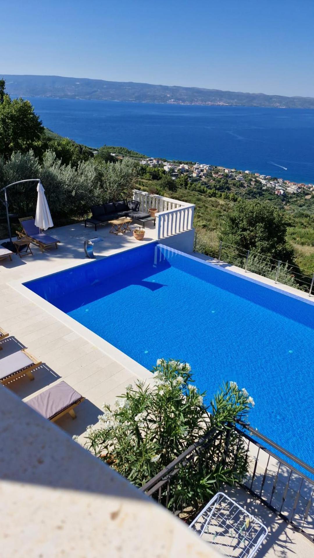 Sea View Luxury Apart Hotel Villa Conte With Swiming Pool And Romantic Spa Подстрана Экстерьер фото