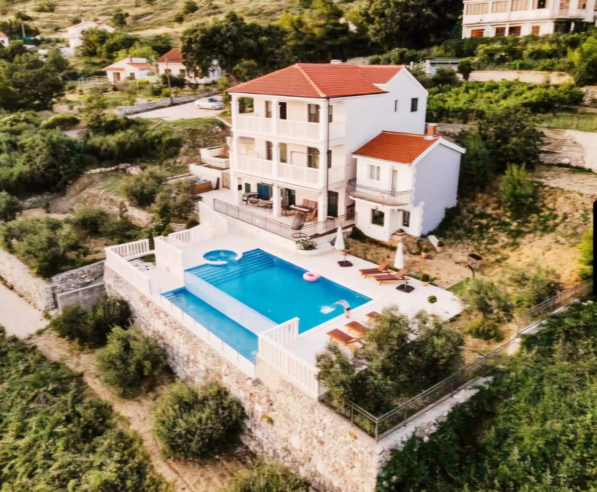 Sea View Luxury Apart Hotel Villa Conte With Swiming Pool And Romantic Spa Подстрана Экстерьер фото